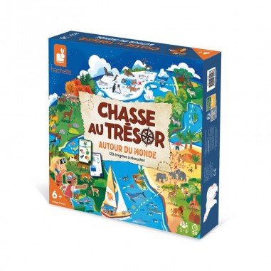 Jeu chasse au trésor - Jeu de société découverte du monde enfant - Janod