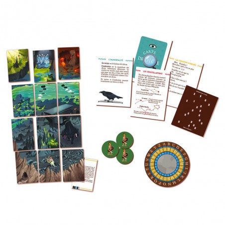 Jeu chasse au trésor - Jeu de société Mythologie pour enfant - Janod