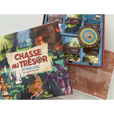 Jeu chasse au trésor - Jeu de société Mythologie pour enfant - Janod