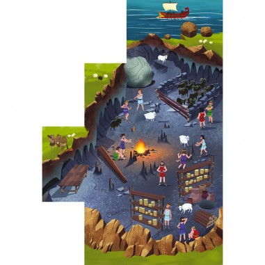 Jeu chasse au trésor - Jeu de société Mythologie pour enfant - Janod