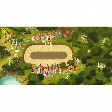 Jeu chasse au trésor - Jeu de société Mythologie pour enfant - Janod