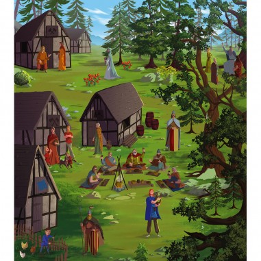 Jeu chasse au trésor - Jeu de société Histoire pour enfant - Janod