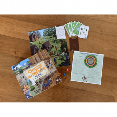 Jeu chasse au trésor - Jeu de société Histoire pour enfant - Janod