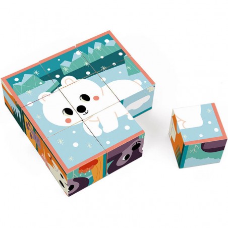 Cubes Animaux Wwf - Un jeu - Janod