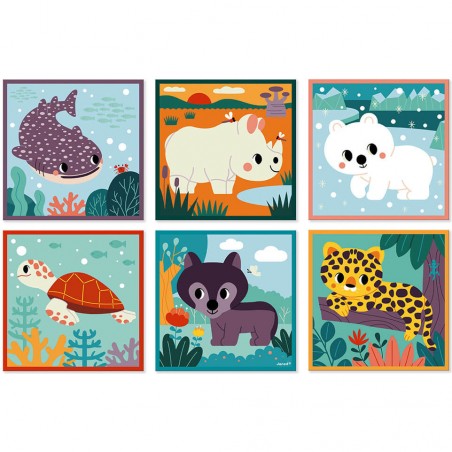 Cubes Animaux Wwf - Un jeu - Janod