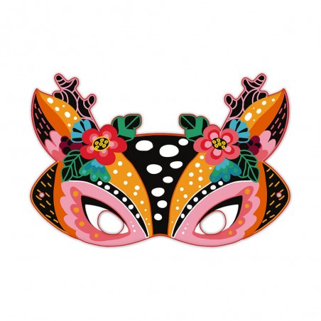 Scratch Art Masques et Lunettes Animaux : Loisirs créatifs - Janod