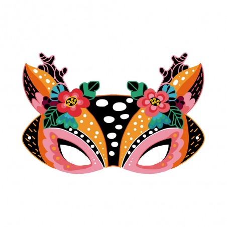 Scratch Art Masques et Lunettes Animaux : Loisirs créatifs - Janod