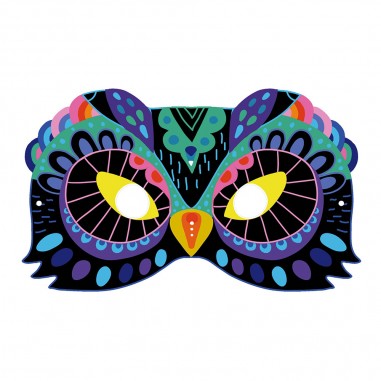 Scratch Art Masques et Lunettes Animaux : Loisirs créatifs - Janod