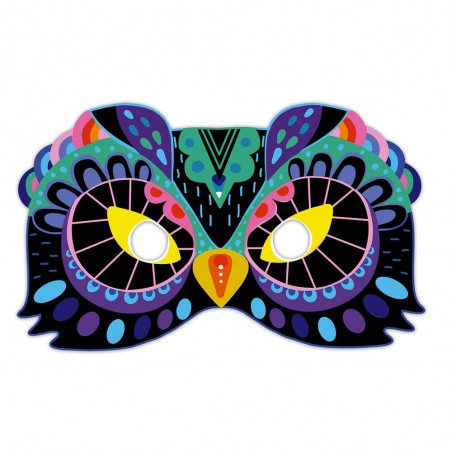 Scratch Art Masques et Lunettes Animaux : Loisirs créatifs - Janod