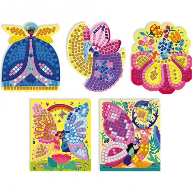 Kit Créatif Mosaïques Fées - Un jeu - Janod