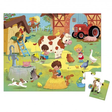 Puzzle enfant 3 ans - Puzzle animaux, jouet enfant 3 ans - Janod