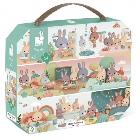 Puzzle Une Journée - 24 pcs - Un jeu - Janod