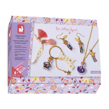 Kit créatif : 4 bijoux fioles de fées a créer - Janod