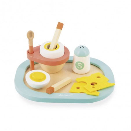Coquetier enfant - Coquetier en bois, accessoires cuisine enfant - Janod