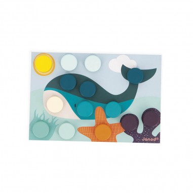 Loisirs créatif enfant - Jouet éveil, mosaïque - Janod