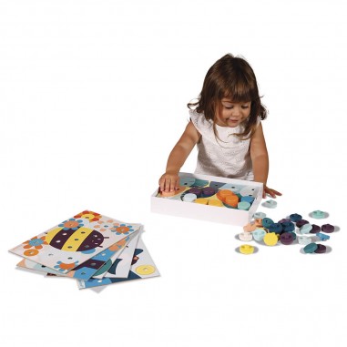 Loisirs créatif enfant - Jouet éveil, mosaïque - Janod