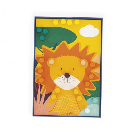 Mosaïques en Bois Animaux - Un jeu - Janod