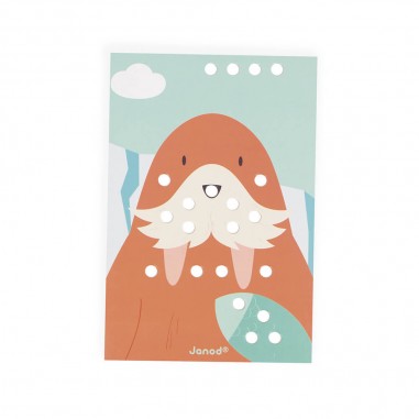 Mosaïques en Bois Animaux - Un jeu - Janod