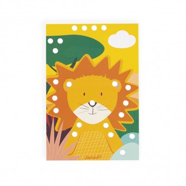 Mosaïques en Bois Animaux - Un jeu - Janod