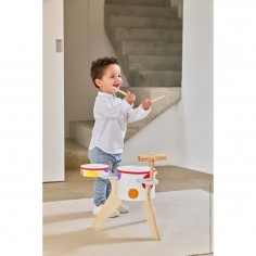 Batterie enfant - Batterie jouet, imitation instrument musique - Janod 2