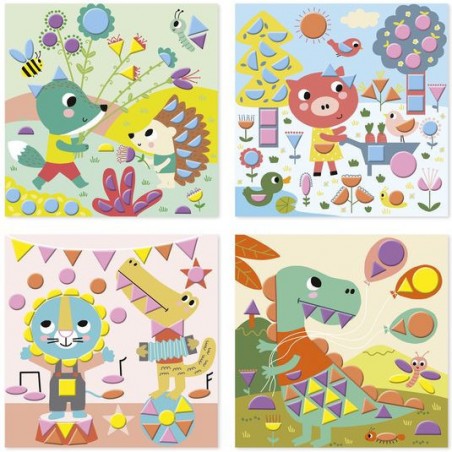 Gommettes géométriques 3 ans - My Arts & Crafts - Janod