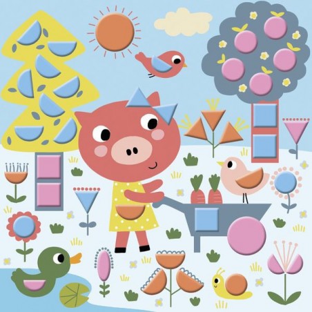 Gommettes géométriques 3 ans - My Arts & Crafts - Janod