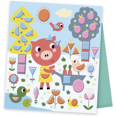 Gommettes géométriques 3 ans - My Arts & Crafts - Janod