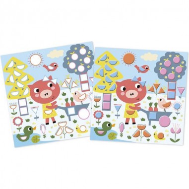 Gommettes géométriques 3 ans - My Arts & Crafts - Janod