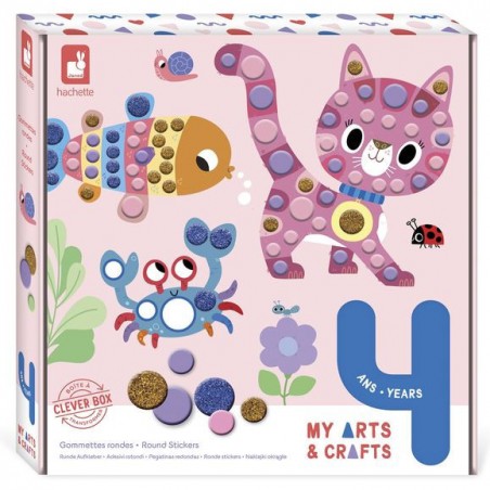 Activité gommettes enfant - Loisir créatif 4 ans Hachette x - Janod