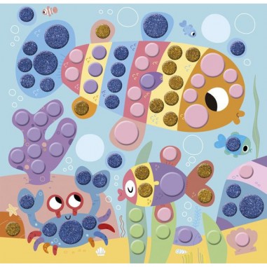 Activité gommettes enfant - Loisir créatif 4 ans Hachette x - Janod