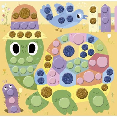 Activité gommettes enfant - Loisir créatif 4 ans Hachette x - Janod