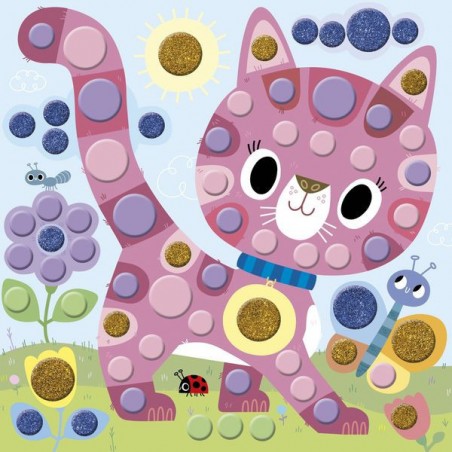 Activité gommettes enfant - Loisir créatif 4 ans Hachette x - Janod