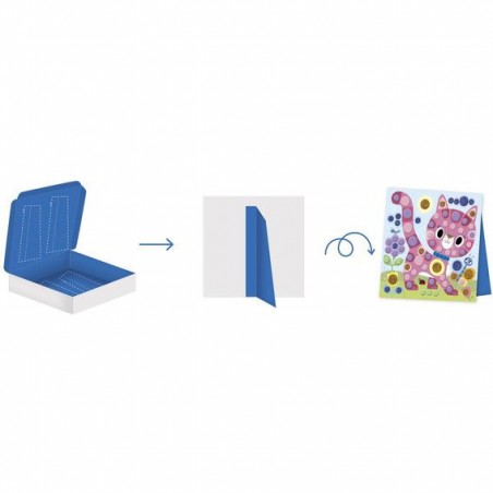 Activité gommettes enfant - Loisir créatif 4 ans Hachette x - Janod