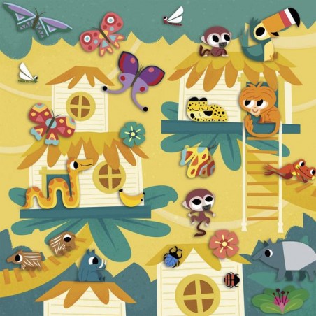 Gommettes et décors Jungle 5 ans - My Arts & Crafts - Janod