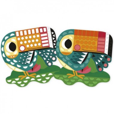 Gommettes et décors Jungle 5 ans - My Arts & Crafts - Janod