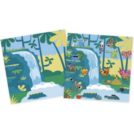 Gommettes et décors Jungle 5 ans - My Arts & Crafts - Janod