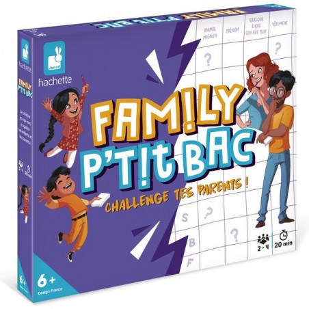 Family P'tit Bac - Challenge tes Parents - Janod