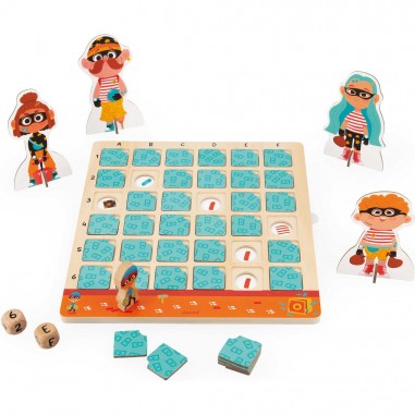 Jeu de société éducatif - Jeu du bandit, enfant dès 5 ans - Janod