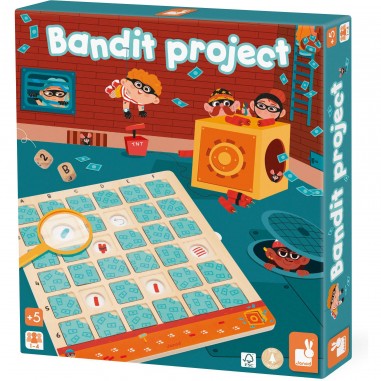 Jeu de société éducatif - Jeu du bandit, enfant dès 5 ans - Janod