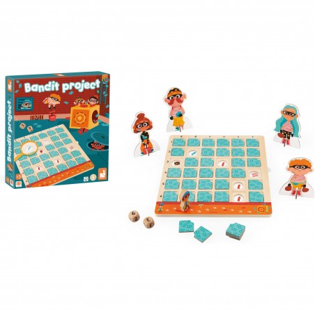Jeu de société éducatif - Jeu du bandit, enfant dès 5 ans - Janod
