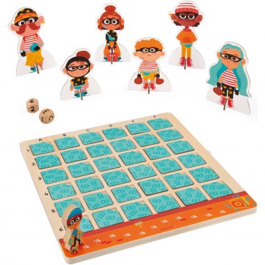 Jeu de société éducatif - Jeu du bandit, enfant dès 5 ans - Janod
