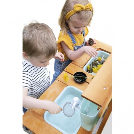 Cuisine extérieur bois - Muddy Lab, jeu plein air enfant 3 ans - Janod