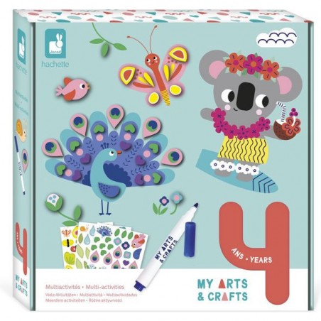 Coffret Multi-activités 9 créations 4 ans - My Arts & Crafts - Janod
