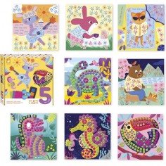 Coffret Multi-activités 8 tableaux 5 ans - My Arts & Crafts - Janod 2