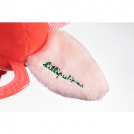 Hochet à anneaux anaïs le flamant rose - Lilliputiens