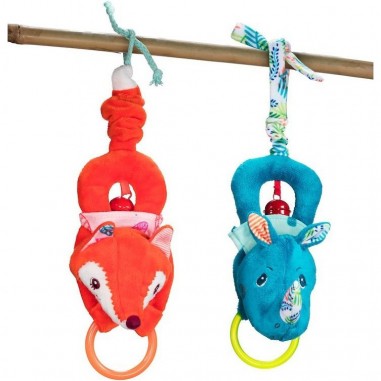 Hochet clochette marius le rhinocéros - Lilliputiens