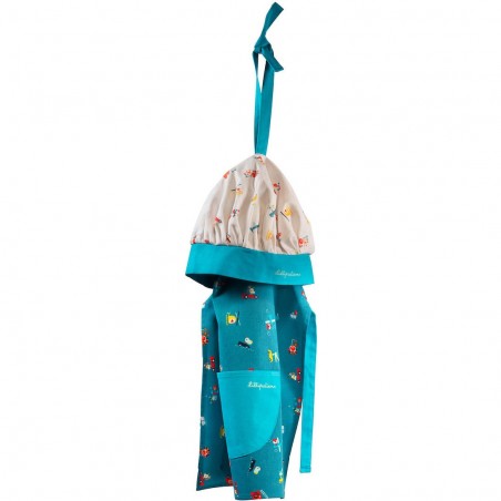 Tablier et toque en route - Little Chef - Lilliputiens