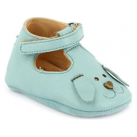 Loulou Chien Azur - Chaussons semelle souple Bébé Garçon