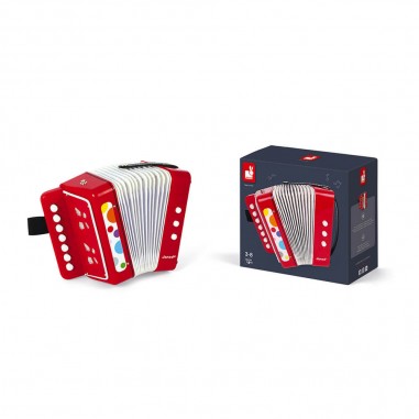Accordéon Confetti - Instrument de musique pour enfant dès 3 ans - Janod