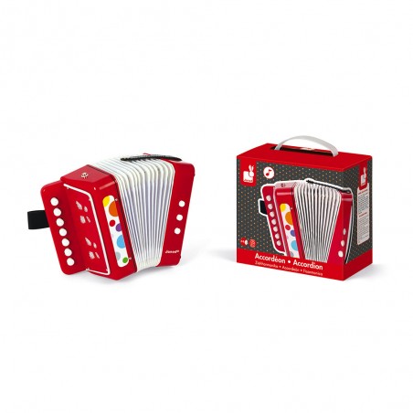 Accordéon Confetti - Instrument de musique pour enfant dès 3 ans - Janod